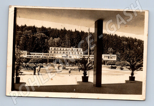 Pohlednice Luhačovice dům oddechu 1953 (M20274)
