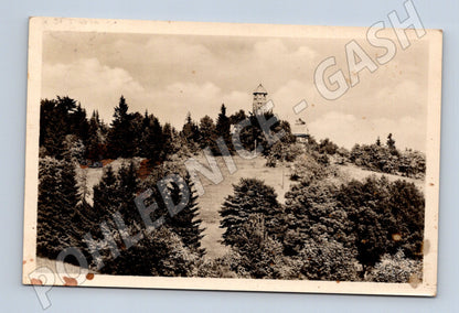 Pohlednice Jizerské hory chata Bramberk Lučany 1956 (M20278)