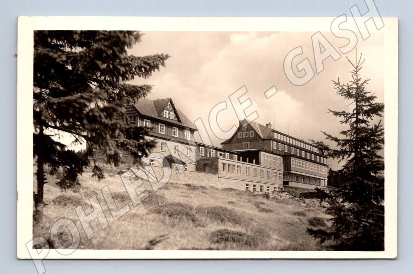 Pohlednice Janské Lázně hotel Černý Černá hora (M20280)