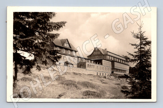 Pohlednice Janské Lázně hotel Černý Černá hora (M20280)