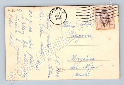 Pohlednice Tábor více pohledů 1949 (M20282)