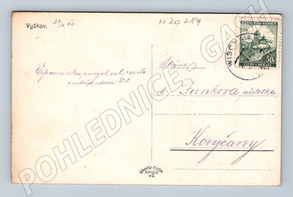 Pohlednice Vyškov 1940 Čechy Morava (M20284)