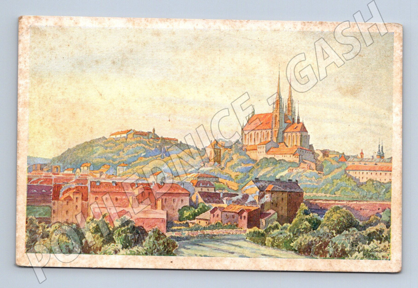 Pohlednice Brno Dóm Petrov Jar Kousek (M20294)