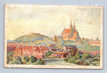 Pohlednice Brno Dóm Petrov Jar Kousek (M20294)