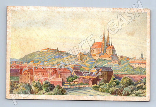 Pohlednice Brno Dóm Petrov Jar Kousek (M20294)