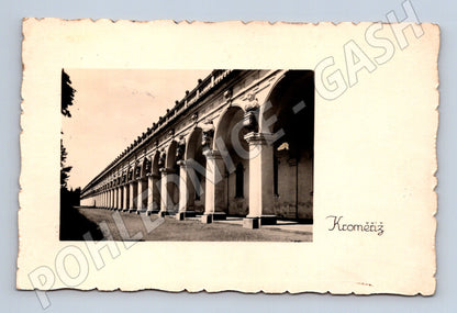 Pohlednice Kroměříž kolonáda Květná zahrada 1937 (M20300)