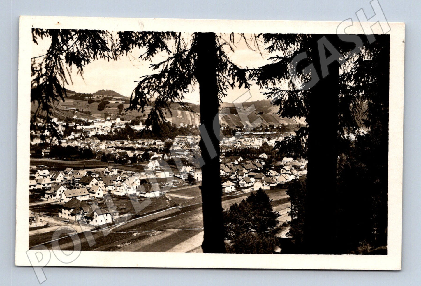 Pohlednice Vsetín černobílá 1954 (M20306)