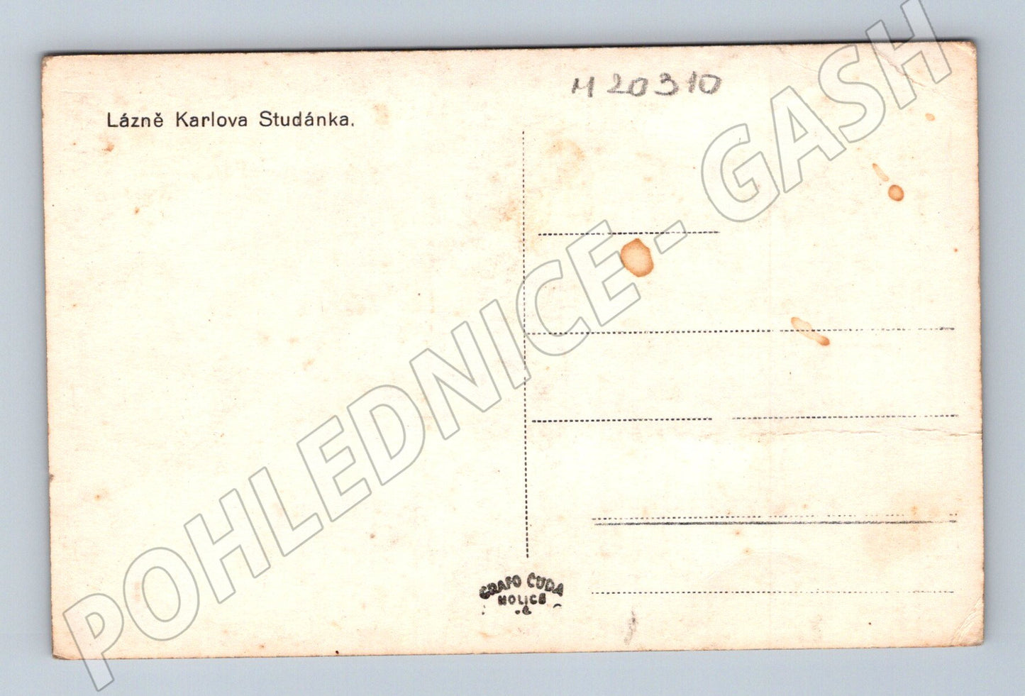 Pohlednice Karlova Studánka lázně (M20310)