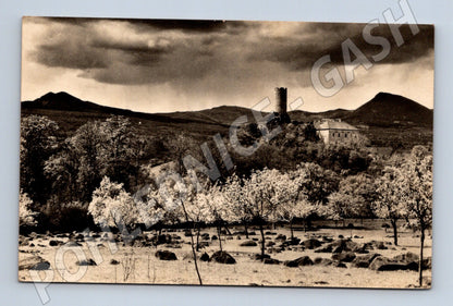 Pohlednice hrad Hazmburk České středohoří 1948 (M20312)