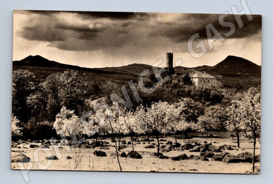 Pohlednice hrad Hazmburk České středohoří 1948 (M20312)