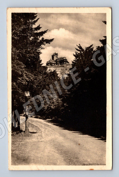 Pohlednice Ještěd hotel Liberec 1951 (M20313)