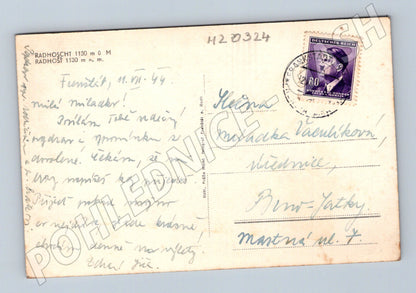Pohlednice Radhošť ovce 1944 (M20324)