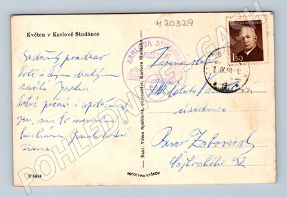 Pohlednice Karlova Studánka květen (M20329)