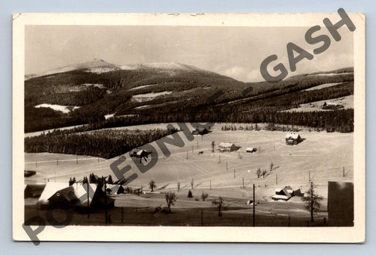 Pohlednice Krkonoše Horní Malá Úpa Sněžka 1955 (M2034)