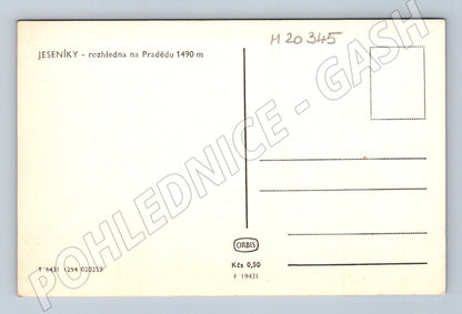 Pohlednice Praděd rozhledna Jeseníky (M20345)