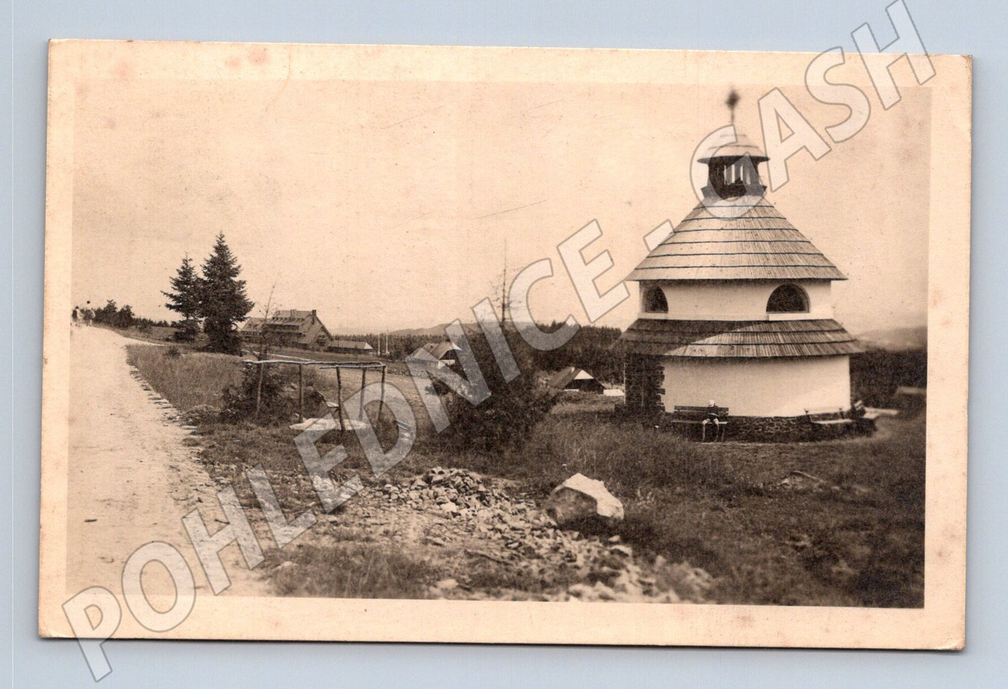Pohlednice Javorník kaplička sv Antonína 1951 (M20346)