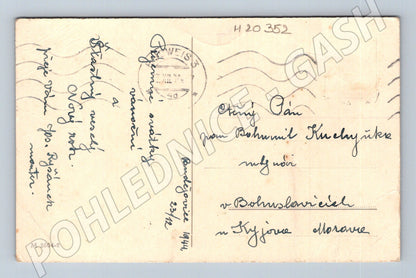 Pohlednice venkovská krajina ČR 1944 (M20352)