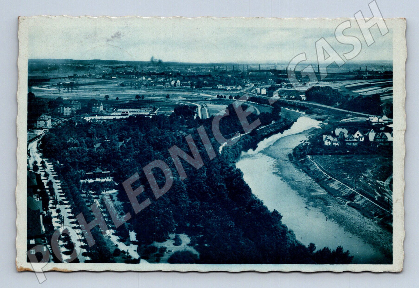 Pohlednice Moravská Ostrava Ostravice 1942 (M20356)