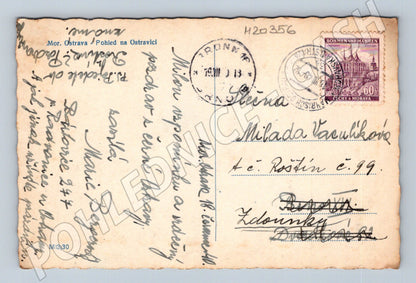 Pohlednice Moravská Ostrava Ostravice 1942 (M20356)