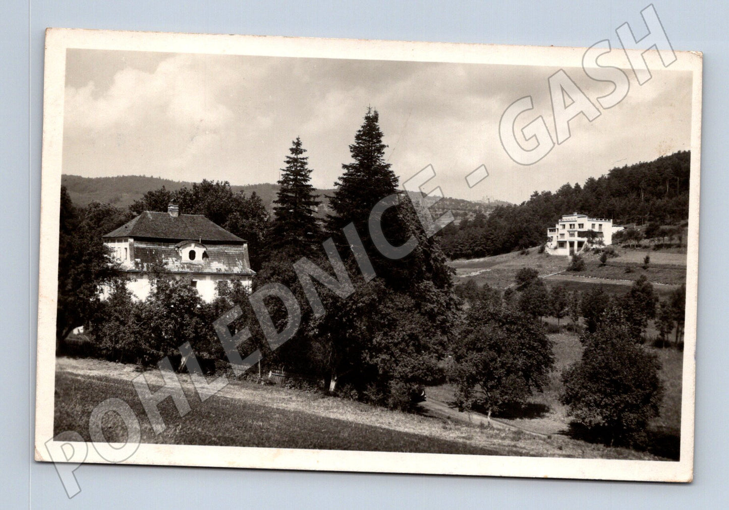 Pohlednice Lázně Leopoldov Smraďavka u Buchlovic 1940 (M20360)