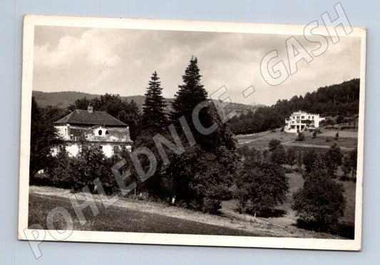 Pohlednice Lázně Leopoldov Smraďavka u Buchlovic 1940 (M20360)