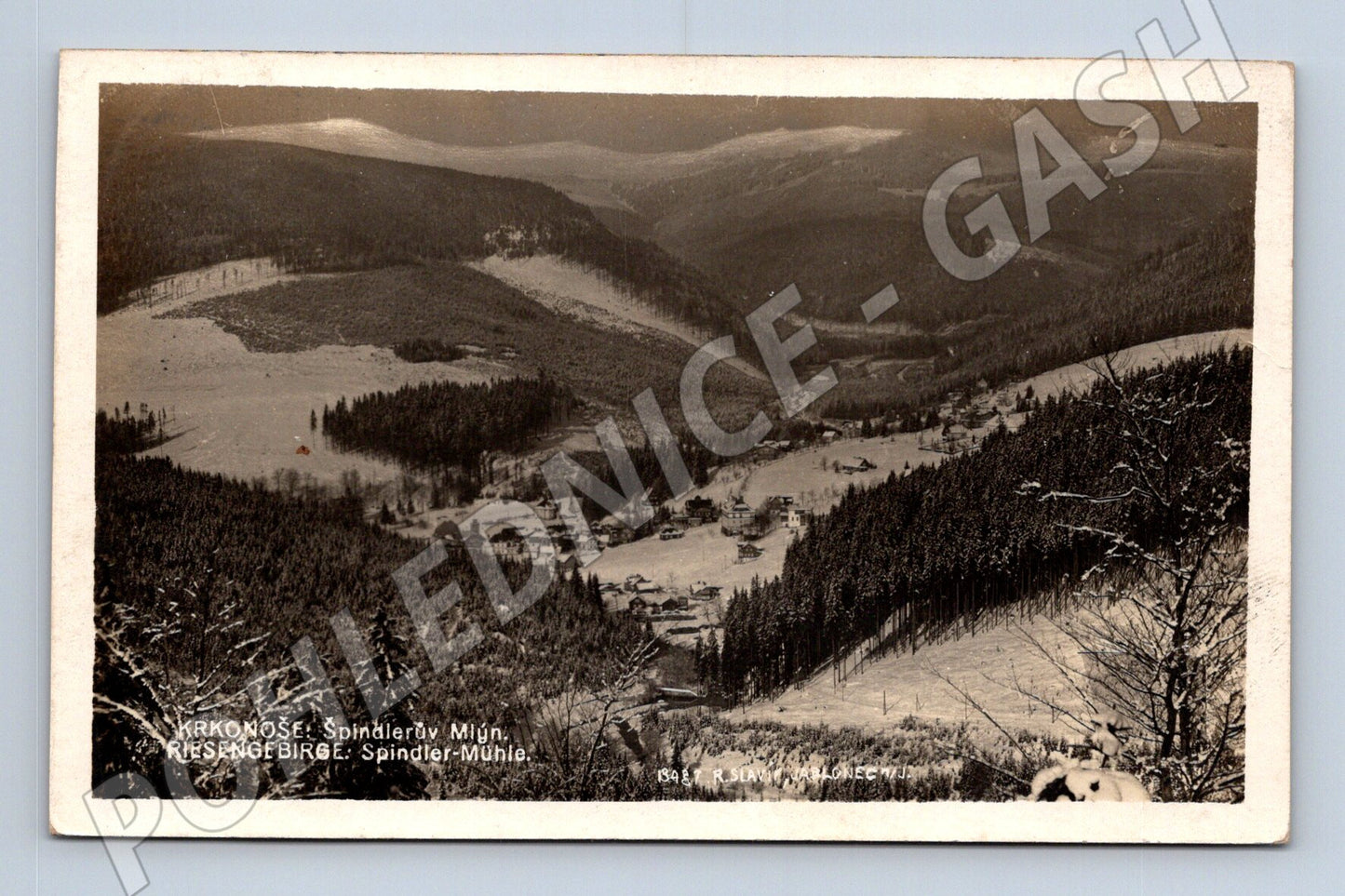 Pohlednice Špindlerův Mlýn 1928 (M20368)