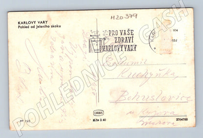 Pohlednice Karlovy Vary od Jeleního skoku (M20379)