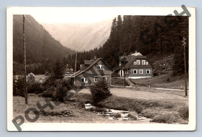Pohlednice Krkonoše Obří důl horské chalupy (M2038)