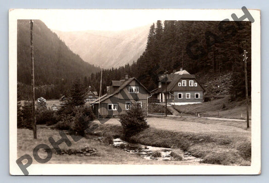 Pohlednice Krkonoše Obří důl horské chalupy (M2038)