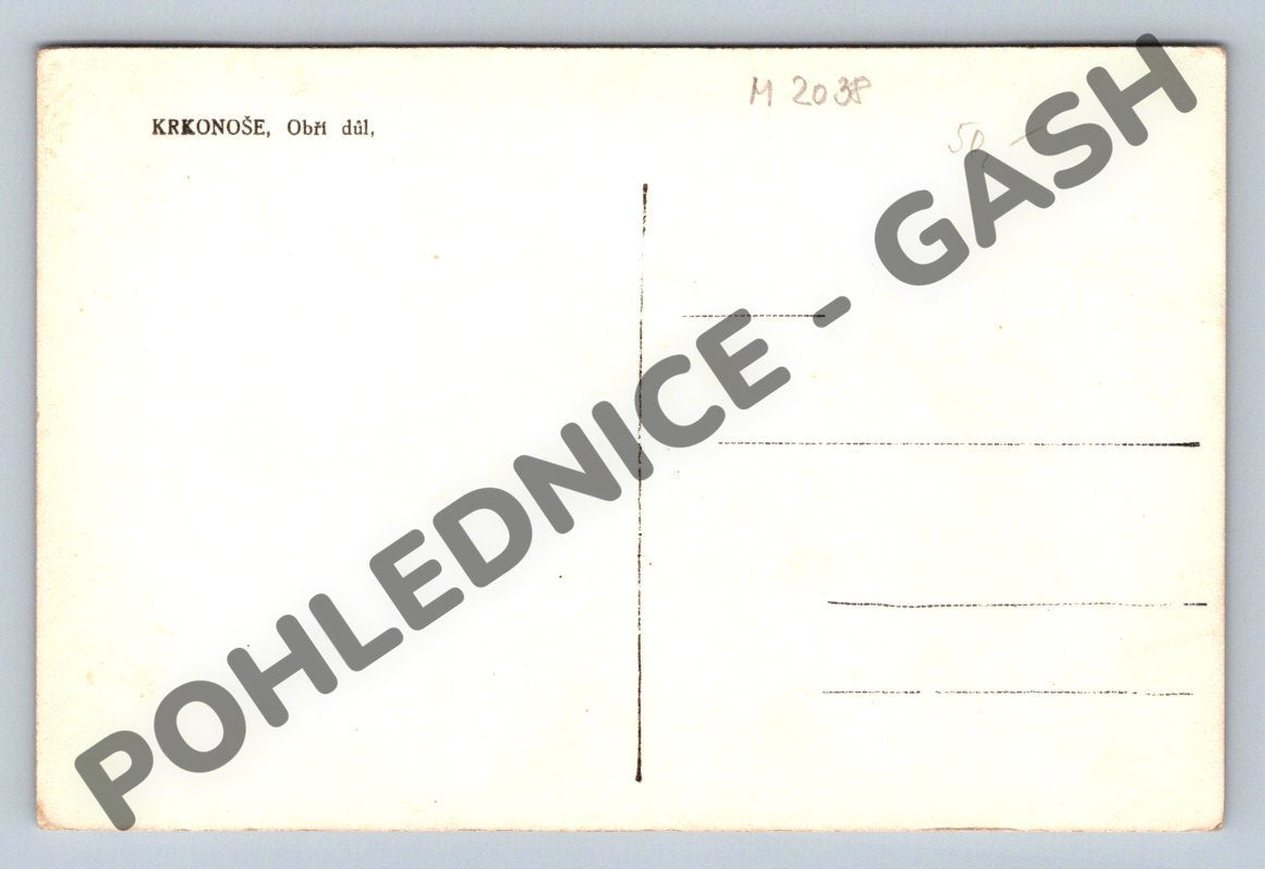 Pohlednice Krkonoše Obří důl horské chalupy (M2038)