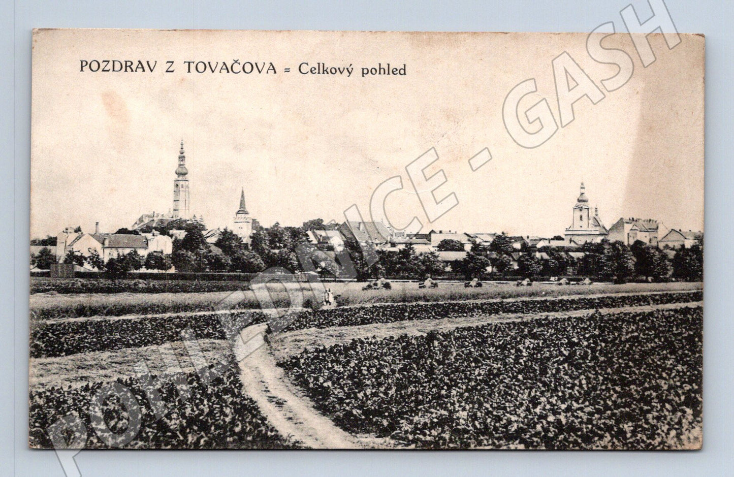 Pohlednice Pozdrav z Tovačova celkový pohled (M20399)
