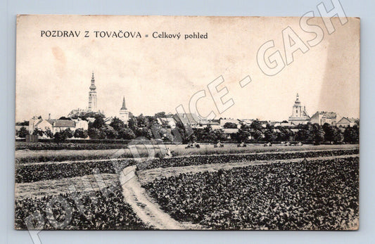 Pohlednice Pozdrav z Tovačova celkový pohled (M20399)