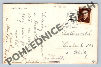 Pohlednice Dolní Bradlo 1948 ČB (M2040)