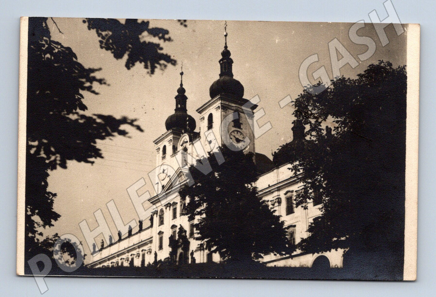 Pohlednice zámek Sv Kopeček prošlá poštou (M20410)