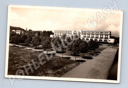 Pohlednice Lázně Velichovky Masarykův dům 1952 (M20412)