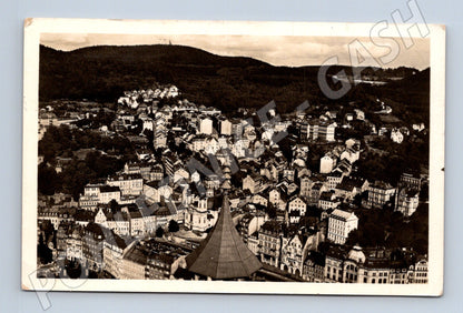 Pohlednice Karlovy Vary letecký pohled 1939 (M20417)