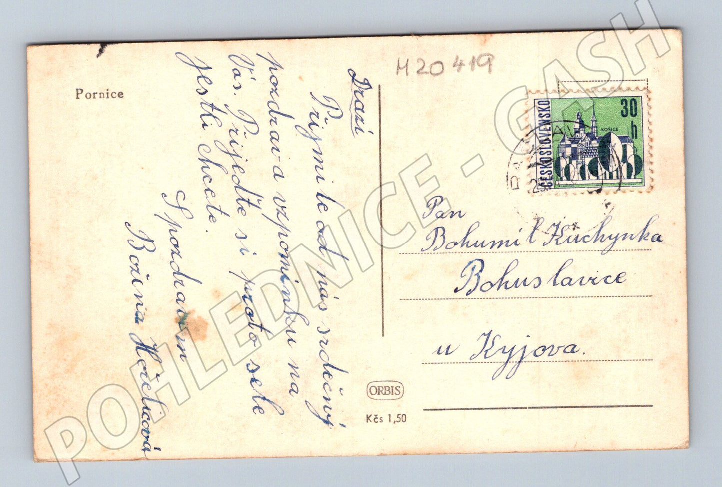 Pohlednice Pornice u Vyškova (M20419)