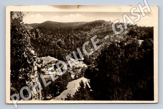Pohlednice Moravský kras Skalní Mlýn panorama údolí Orbis (M2042)