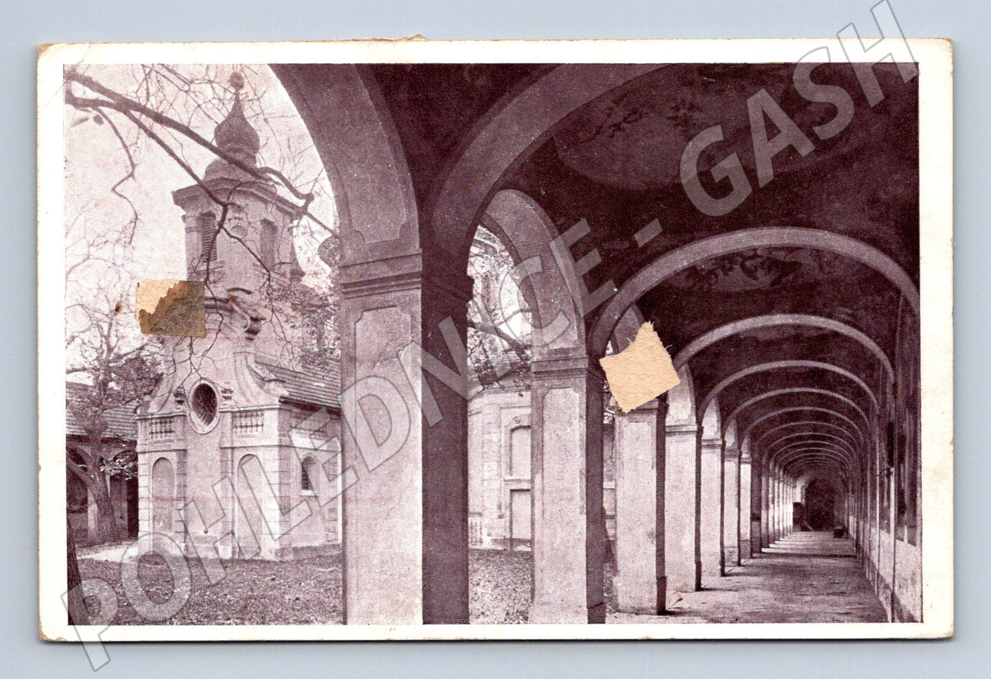 Pohlednice Bílá Hora Praha poutní areál 1946 (M20425)