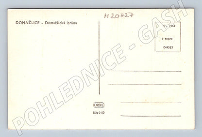 Pohlednice Domažlice Domažlická brána Orbis (M20427)