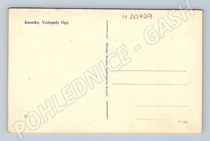 Pohlednice Jeseníky Vodopády Opy (M20429)
