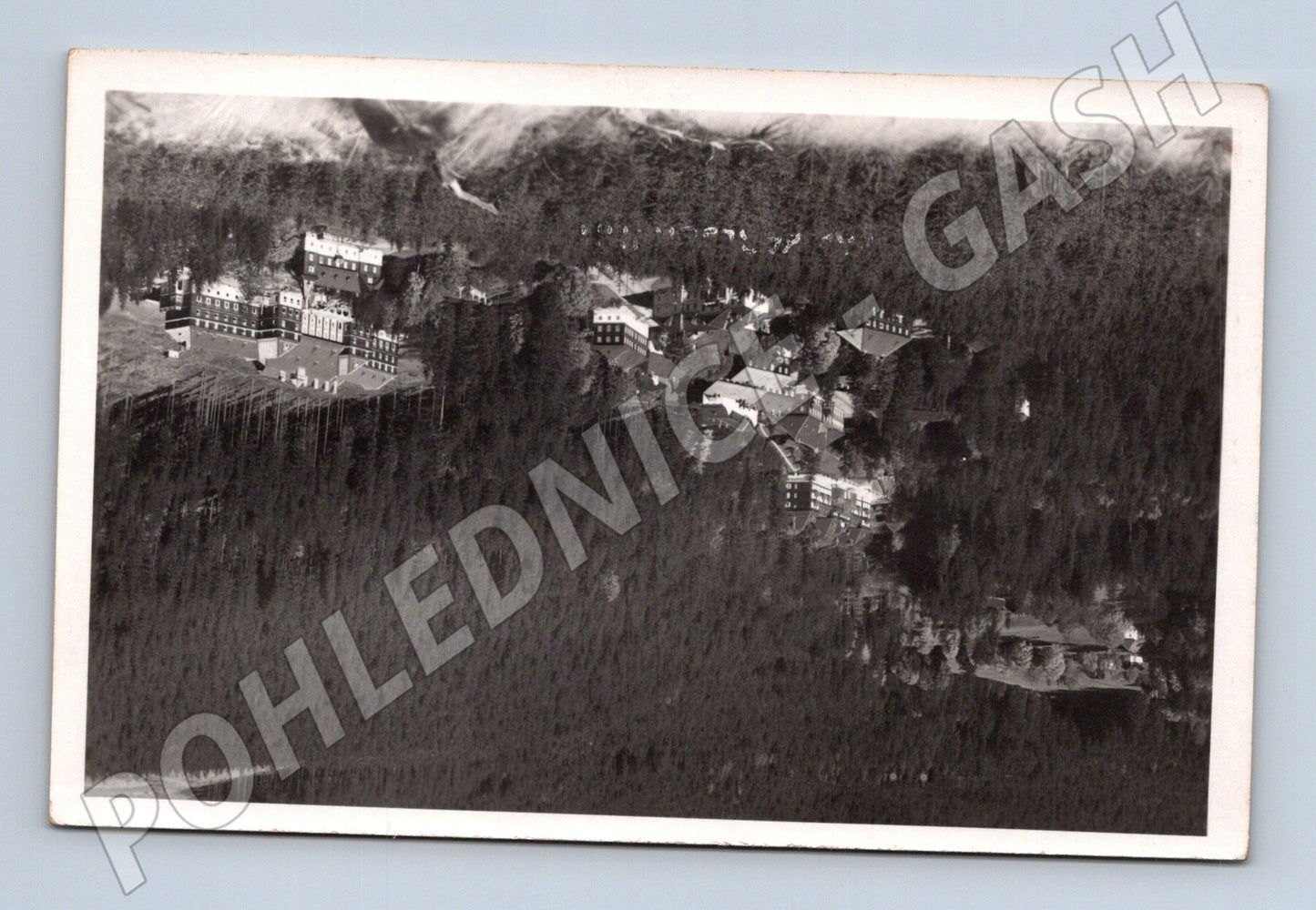 Pohlednice Karlova Studánka letecký pohled (M20433)