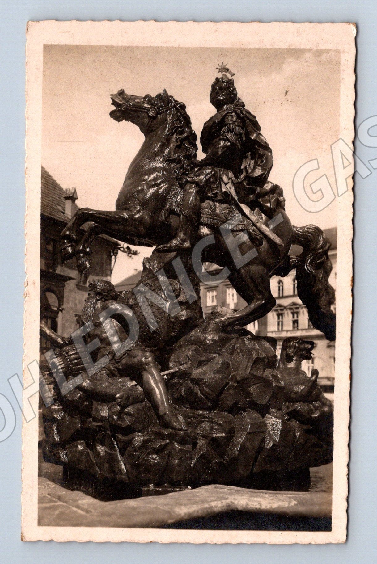 Pohlednice Olomouc Caesarova kašna (M20442)