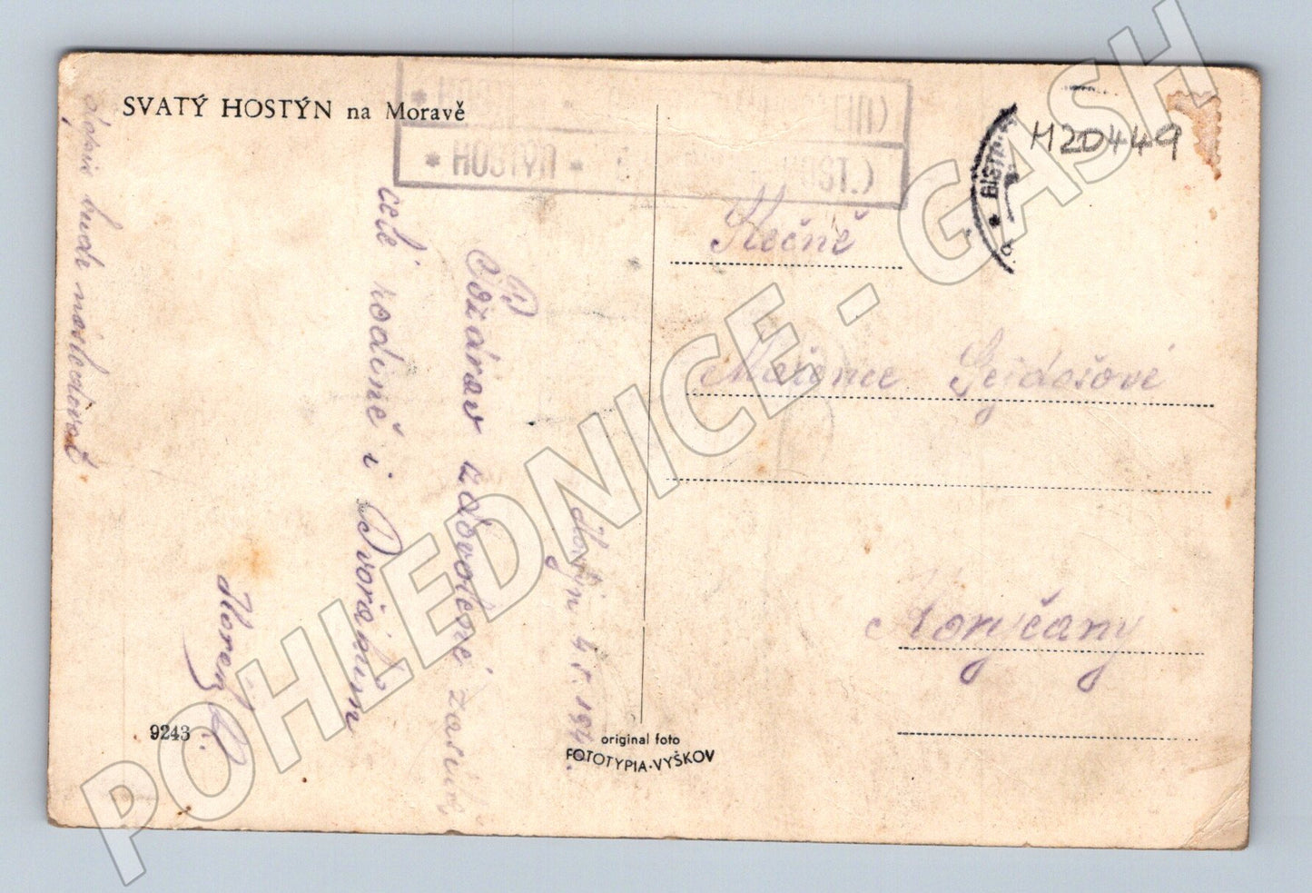 Pohlednice Svatý Hostýn bazilika poutní místo (M20449)