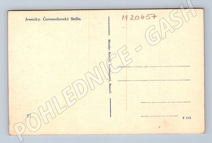 Pohlednice Červenohorské sedlo Jeseníky (M20457)