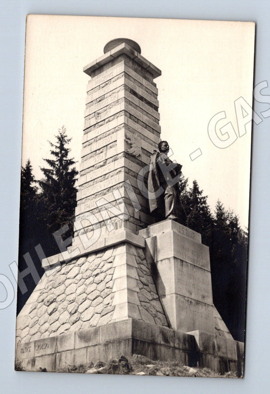 Pohlednice Baarův pomník Výhledy (M20459)