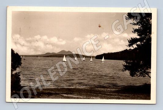Pohlednice Máchovo jezero Doksy 1955 (M20470)