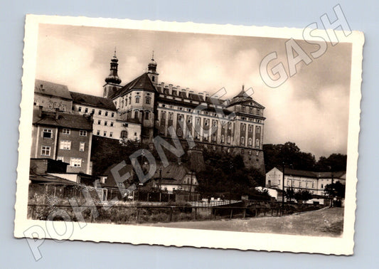 Pohlednice Broumov benediktinský klášter 1948 (M20480)