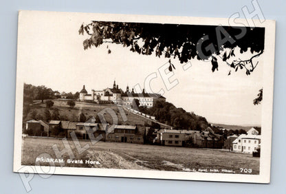 Pohlednice Příbram Svatá Hora pravá fotografie (M20491)