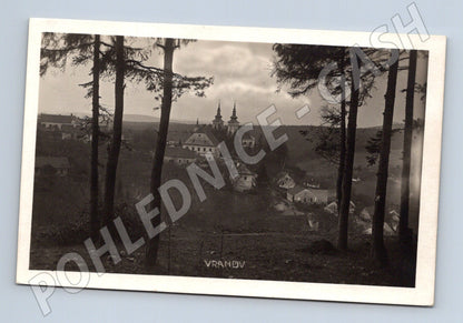 Pohlednice Vranov nad Dyjí zámek 1926 (M20496)